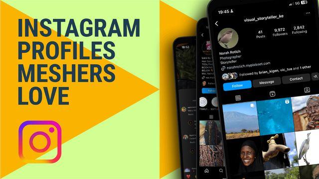 Instagram Profiles MESHERS Love 